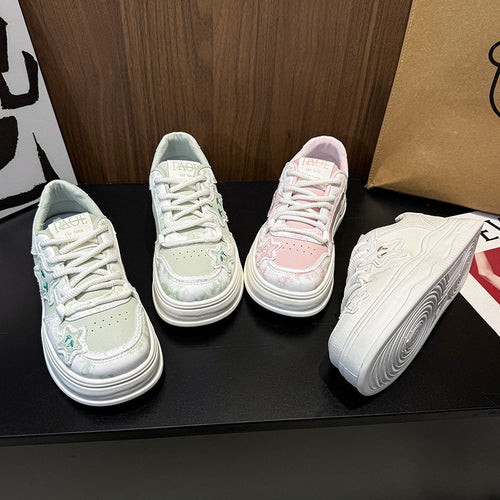 Dame Sneakers med innovativt komfortdesign og broderet detalje Stilla