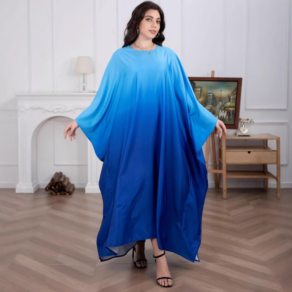 Dame Flydende Ombre Maxi Kaftan Stilla