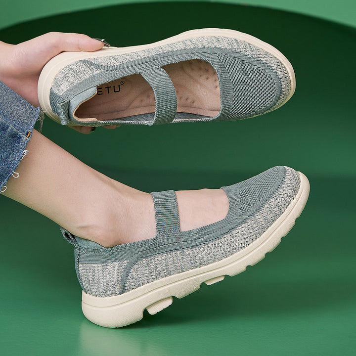 Dame sneakers med behagelig velcro lukning og åndbart overmateriale Stilla