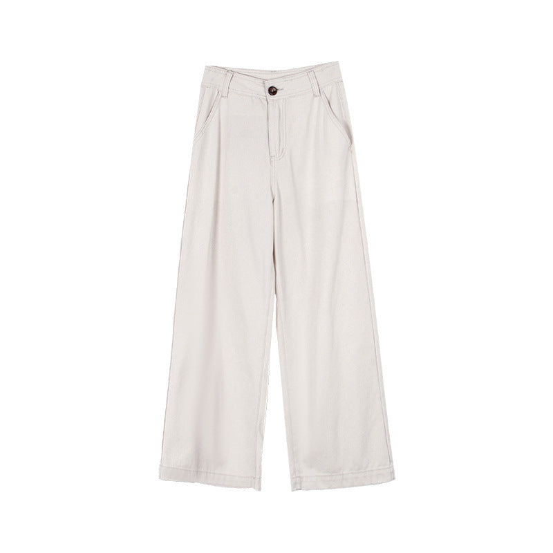 Damevidde High-Waist-jeans med elegante syninger og moderne snit Stilla