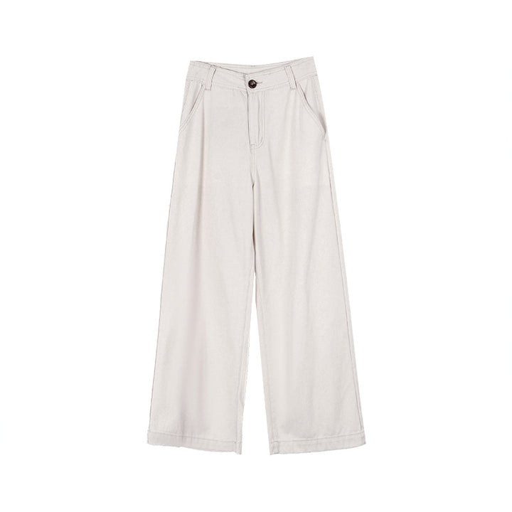 Damevidde High-Waist-jeans med elegante syninger og moderne snit Stilla
