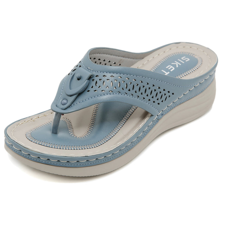 Dame toe separator sandaler med ergonomisk dæmpningsteknologi og moderigtige remme Stilla