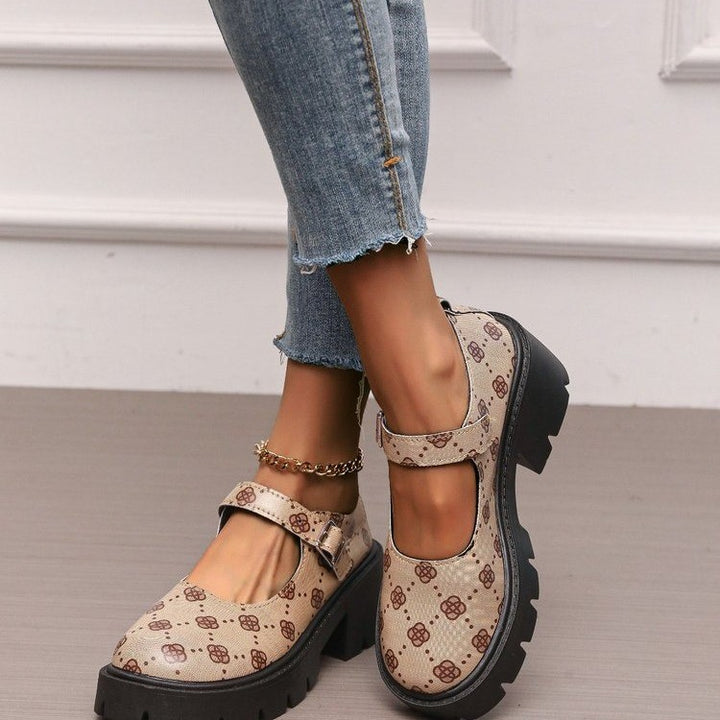 Dame Elegant og komfortabel Riemchen-sandaler med moderigtige mønster Stilla