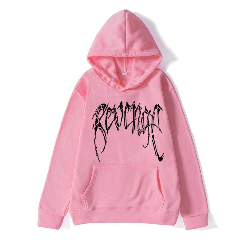 Dame hoodie med unik grafisk tekst Skovae