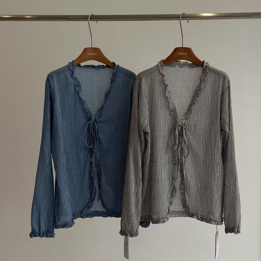 Femme Rüschenspitze-bluse Stilla