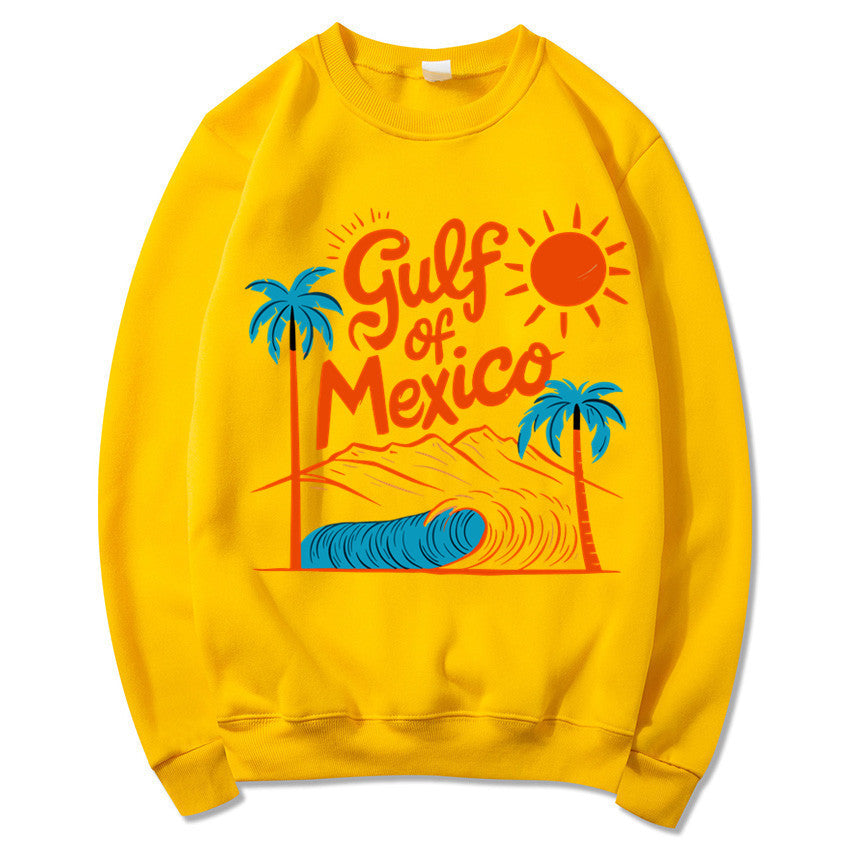 Kvinders sweatshirt med maritimt grafisk design og afslappet snit Stilla