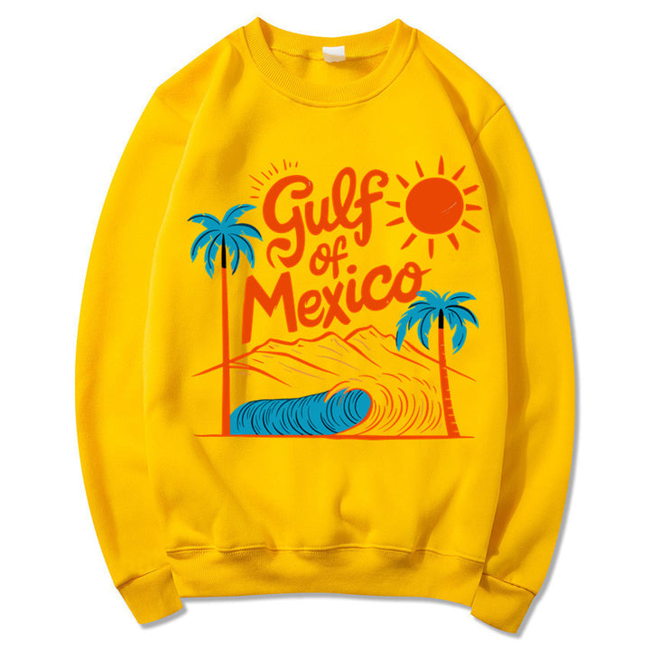 Kvinders sweatshirt med maritimt grafisk design og afslappet snit Stilla