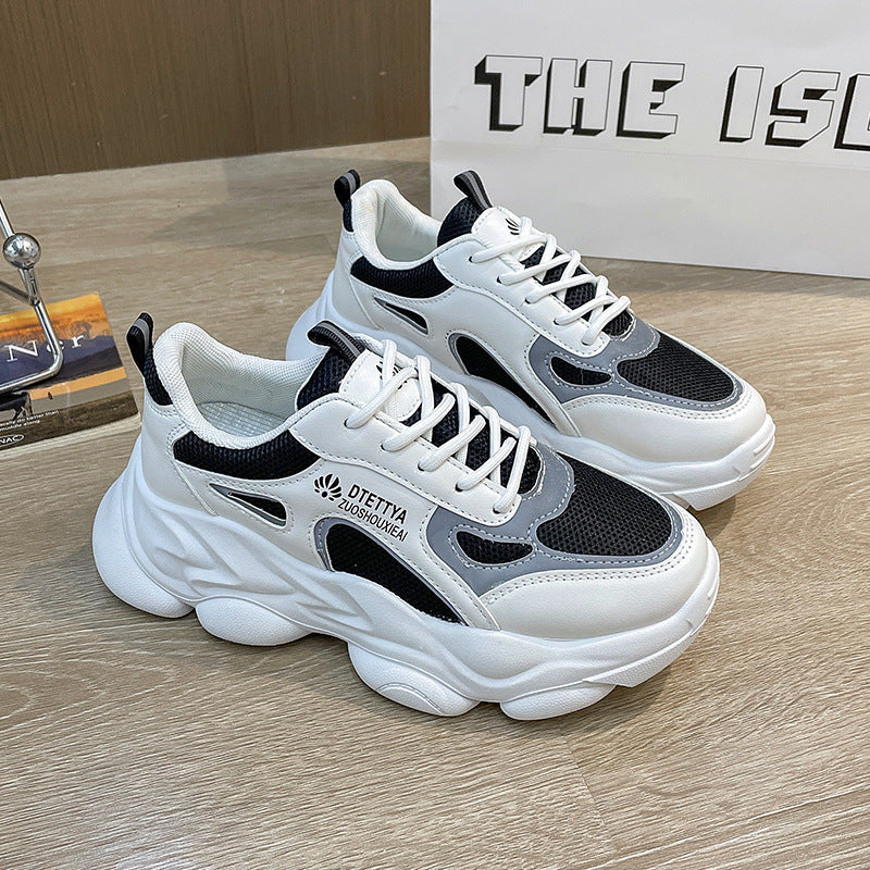 Dame Chunky Sneakers med åndbar mesh-konstruktion og dynamisk såleprofil Stilla