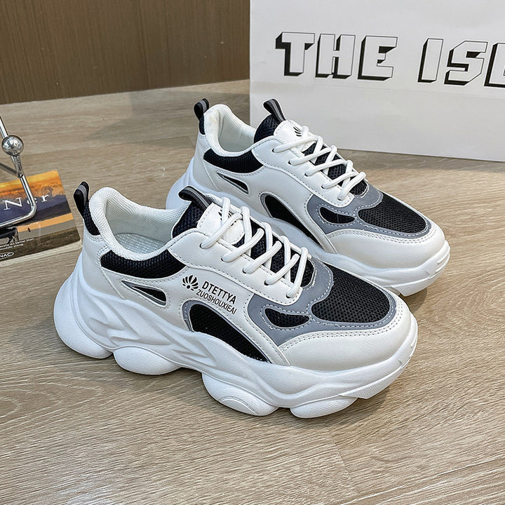 Dame Chunky Sneakers med åndbar mesh-konstruktion og dynamisk såleprofil Stilla