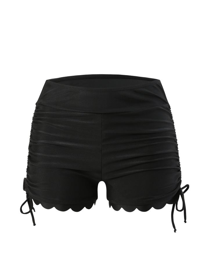 Femme Højtaljede Rynket Badetights Stilla