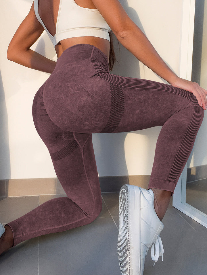 Dame sportleggings med innovativ pasform og stilfulde indsatser Stilla
