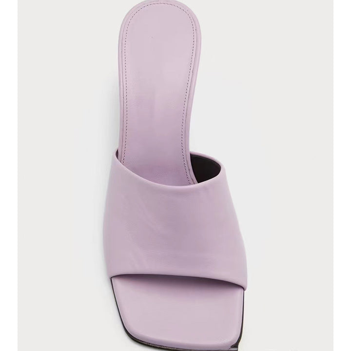 Femme Modern Minimalistisk Åben-Tå Skridsikker-Sandaler Stilla