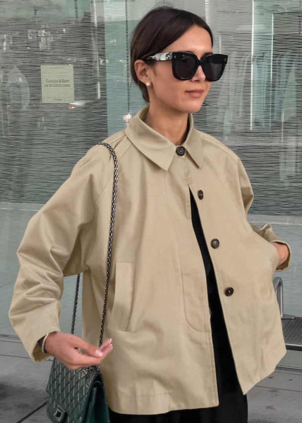 Stilla | Ease - Kort trenchcoat