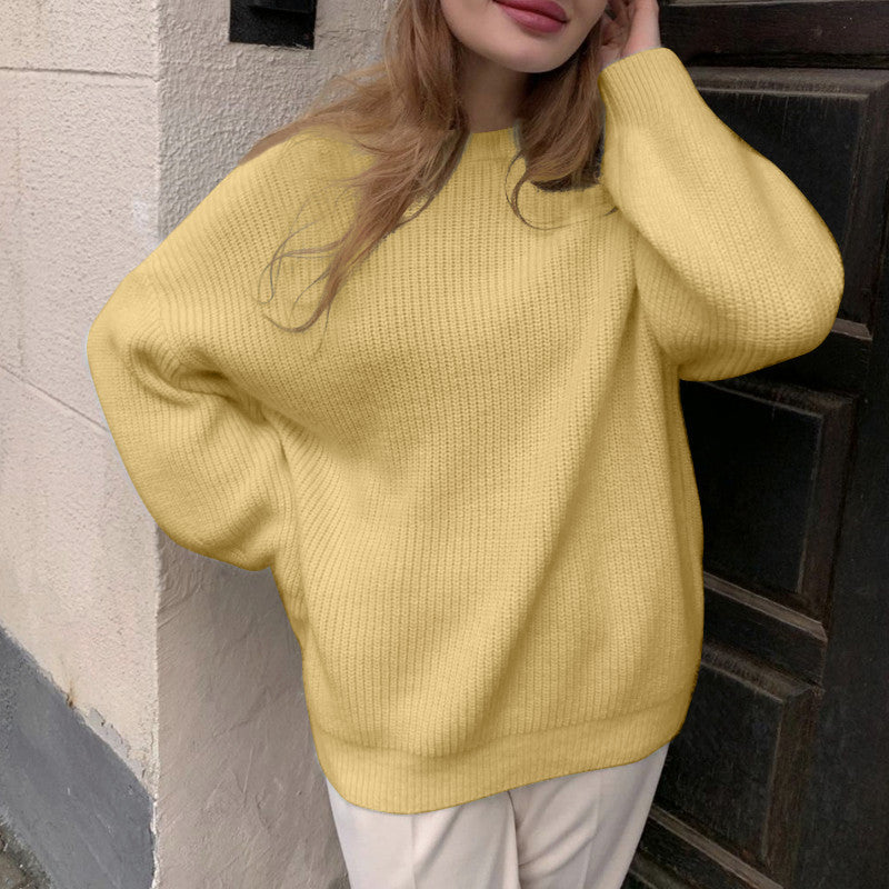 Dame Oversized Pullover i høj kvalitet strik Stilla