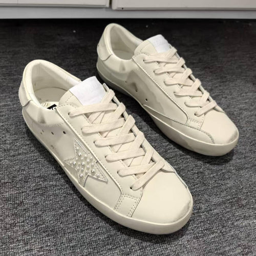 Femme Perle-dekoreret Fritids-sneakers Stilla