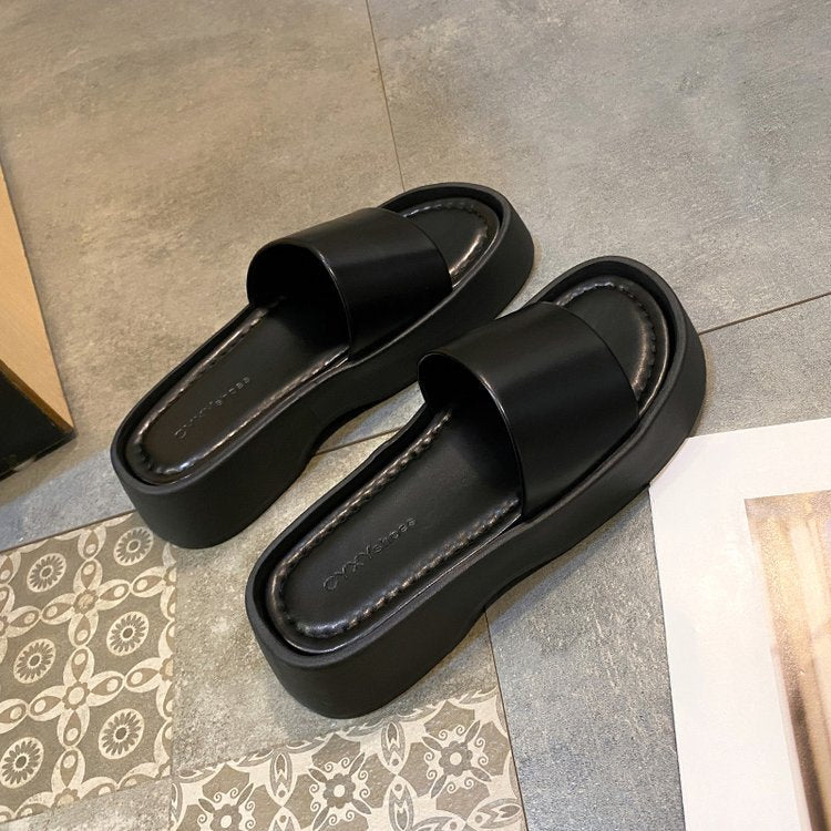 Dame Trendy Clogs med høj plateausål og moderne design Stilla