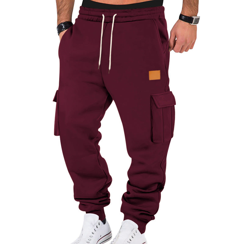 Herrer Cargo-joggingbukser med praktische sidelommer og moderne snit Stilla