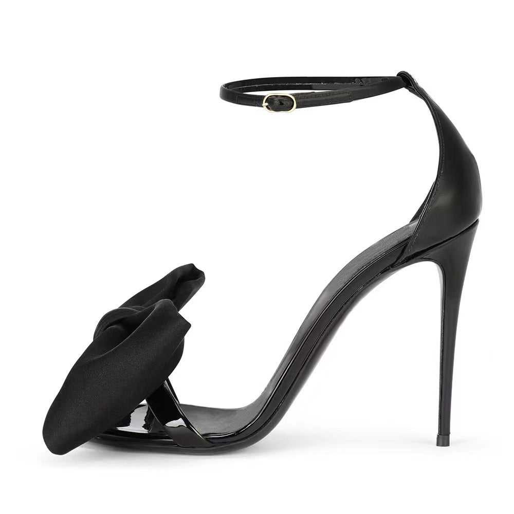 Femme Elegante Højhælede Sandaler med Sløjfedetalje Stilla