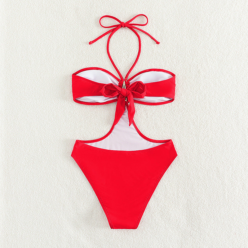 Dame Cut-Out Bandeau Badedragt Stilla