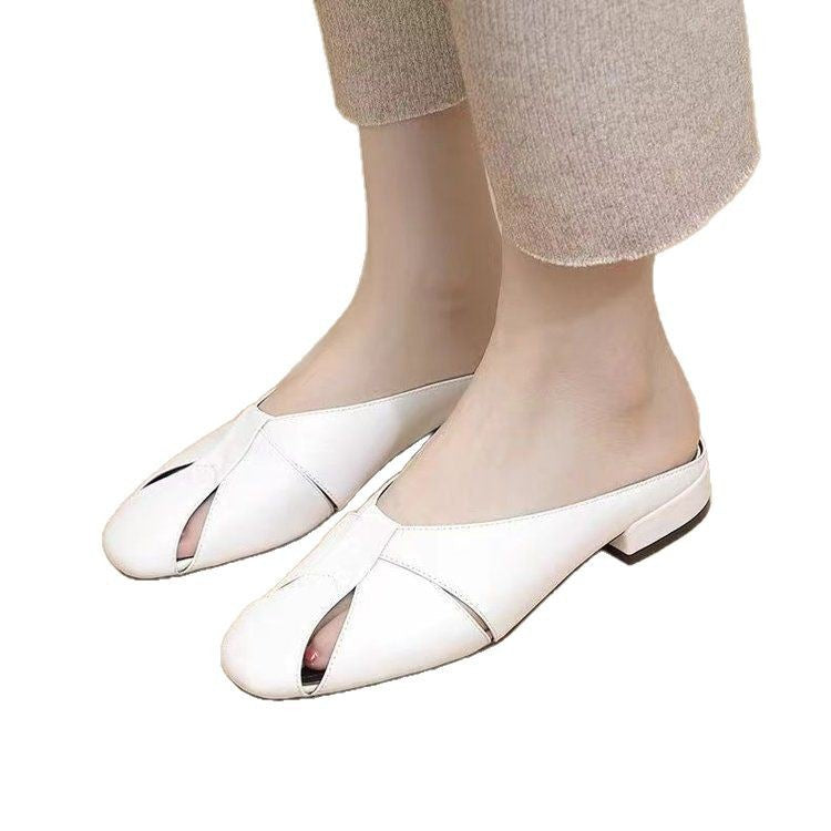 Dame elegante mules med moderigtigt udskæring og behagelig sål Stilla