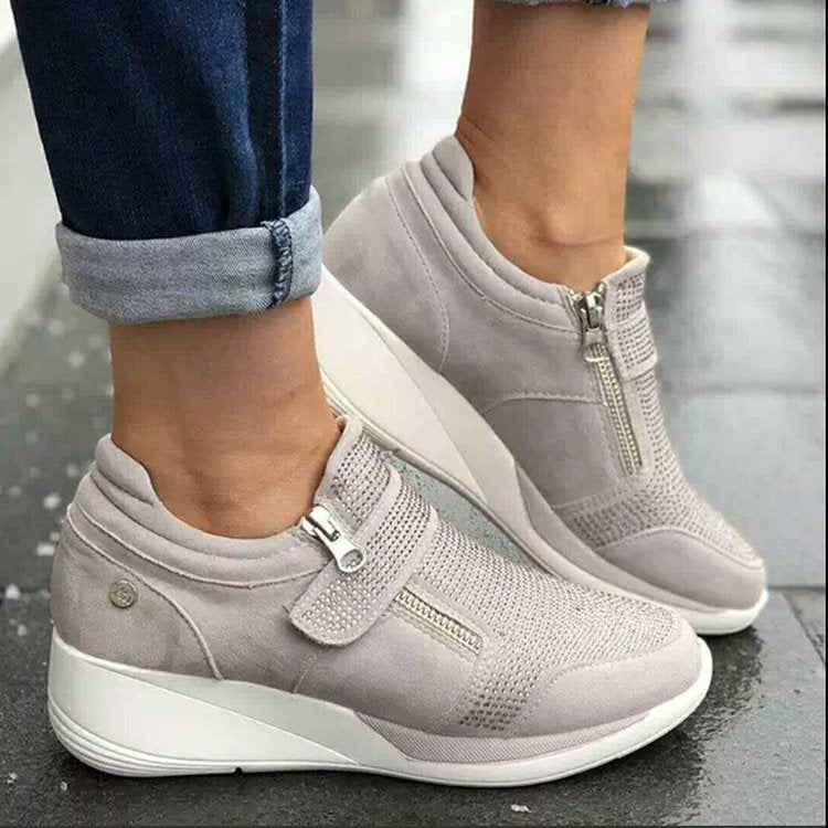 Dame Sneakers med åndbart overmateriale og innovativ lukning Stilla