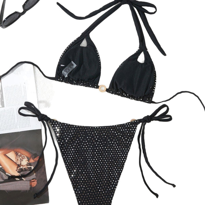 Dame Bikini-sæt med glitrende accenter Stilla