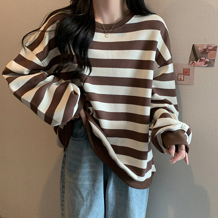 Femme Komfortabel Romboid Oversized Sweatshirt Stilla