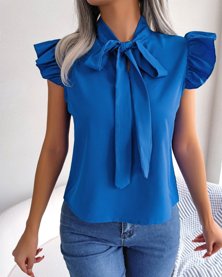 Dame elegant buebluse Stilla