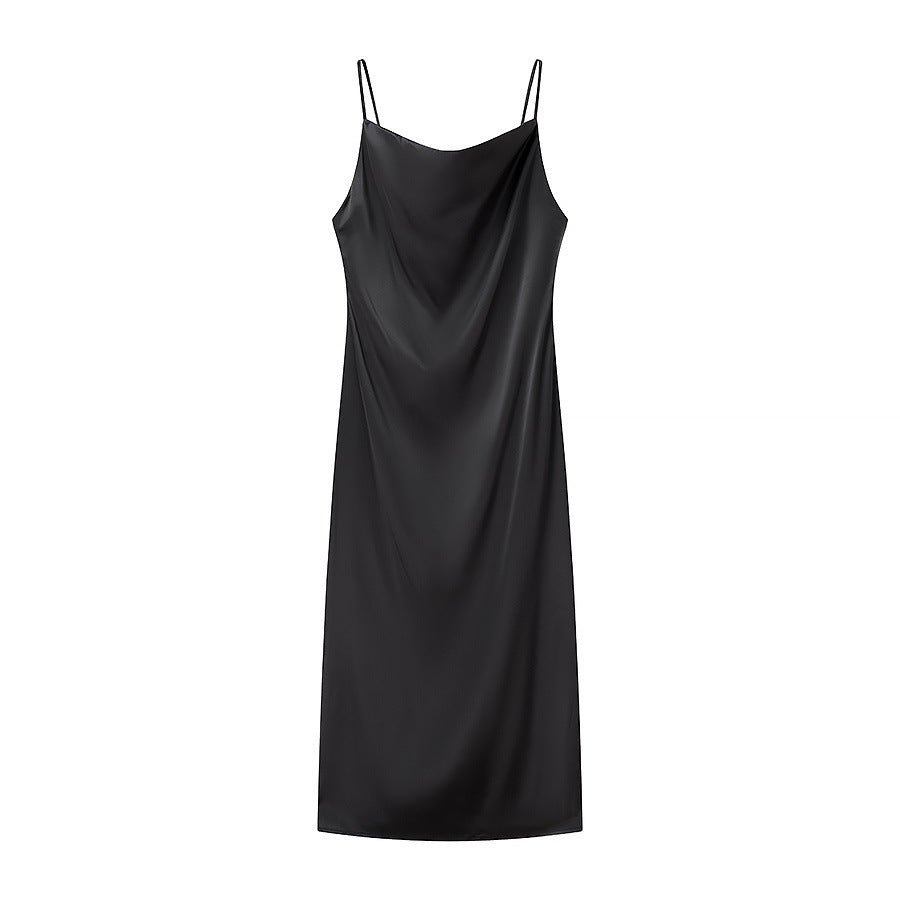Femme Draperet Satin Natkjole Stilla