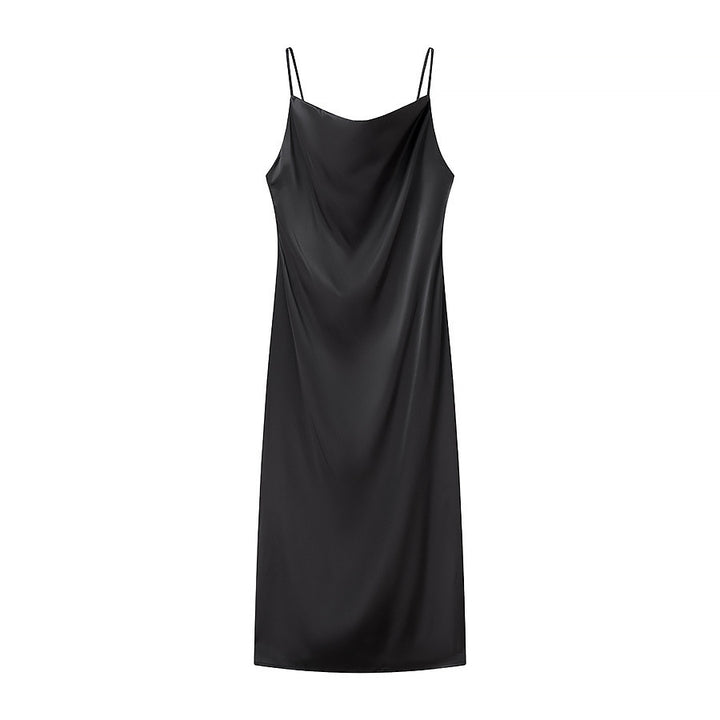 Femme Draperet Satin Natkjole Stilla