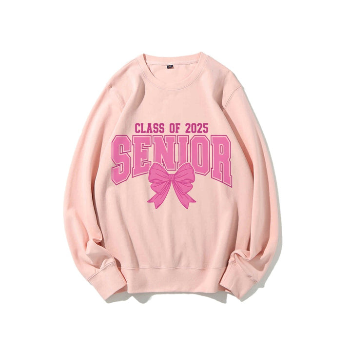 Kvinders sweatshirt med eksamensår og dekorativ sløjfe design Stilla