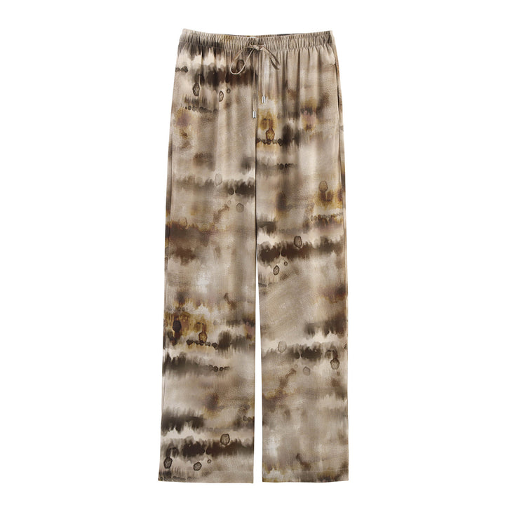 Femme Afslappet Fit Abstrakt Print Bukser Stilla