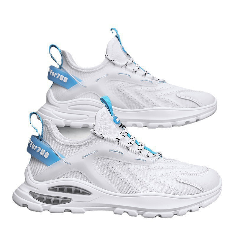 Herrer Hødfunktionelle Sneakers med åndbare Mesh-indsatser og innovativ dæmpningsteknologi Stilla