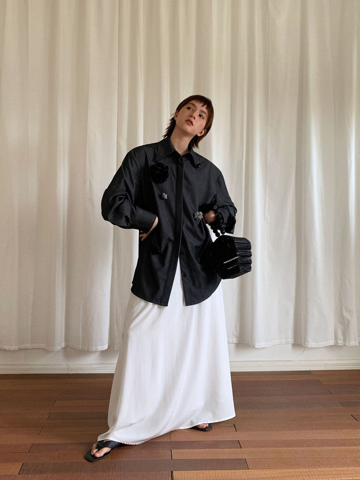Dame stilfuld Overshirt-jakke med mode detaljer Stilla