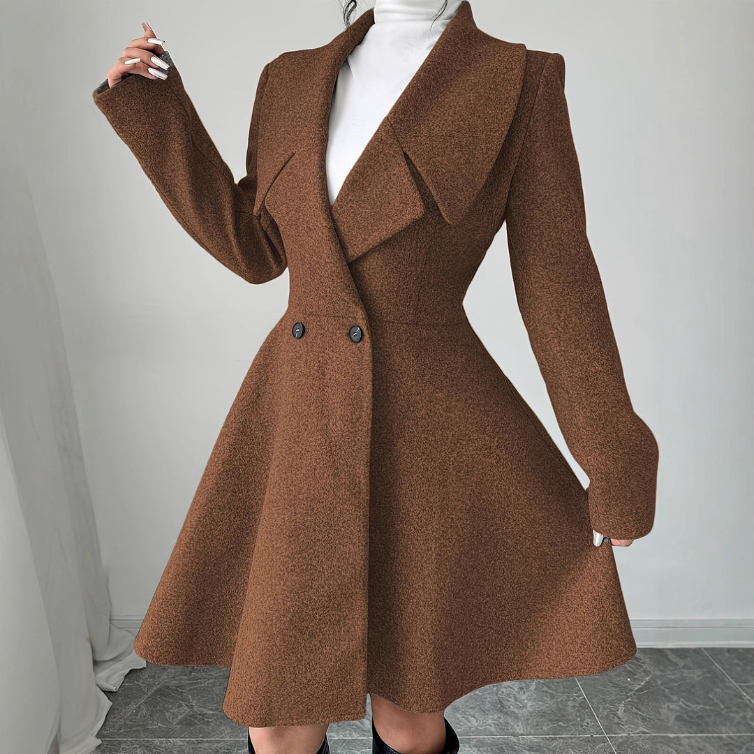 Dames fashionable og elegant lang blazer Stilla