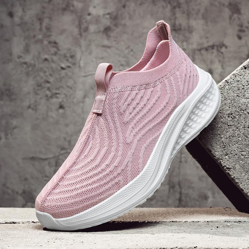 Dame Slip-On Komfort Strik Sneakers Stilla