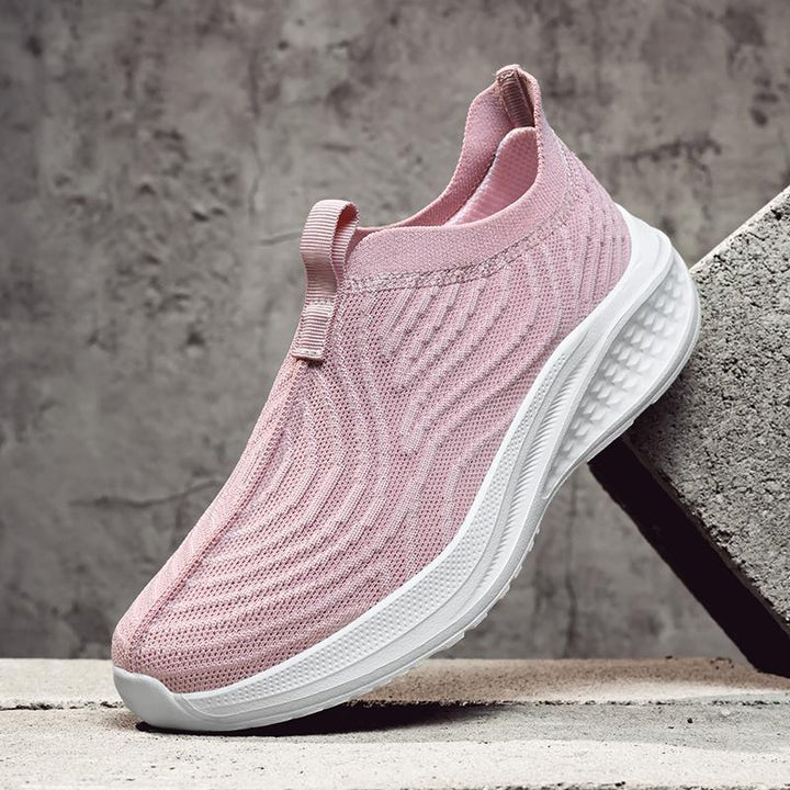 Dame Slip-On Komfort Strik Sneakers Stilla