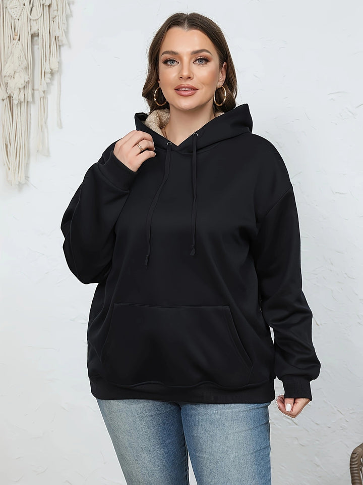 Dame hoodie med blødt indre for og behagelig pasform Stilla