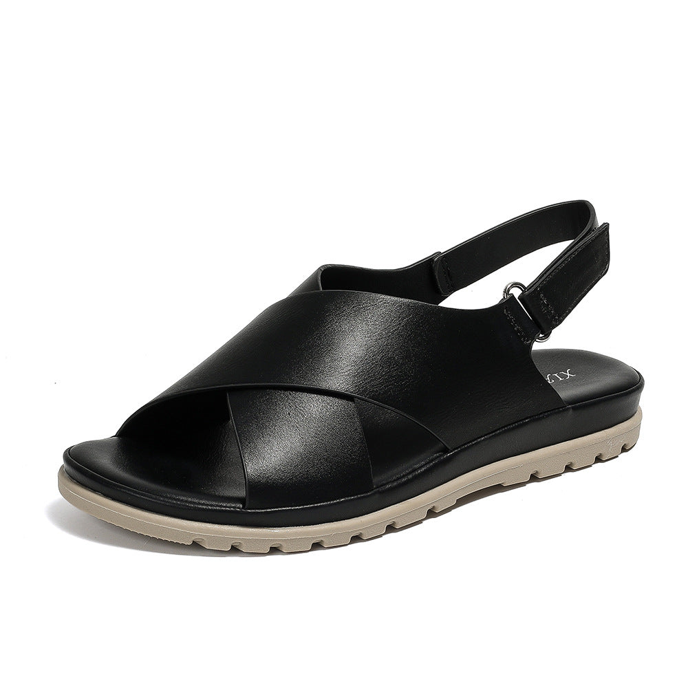 Dame trendy sandaler med justerbar hælrem og anatomisk fodsengdesign Stilla
