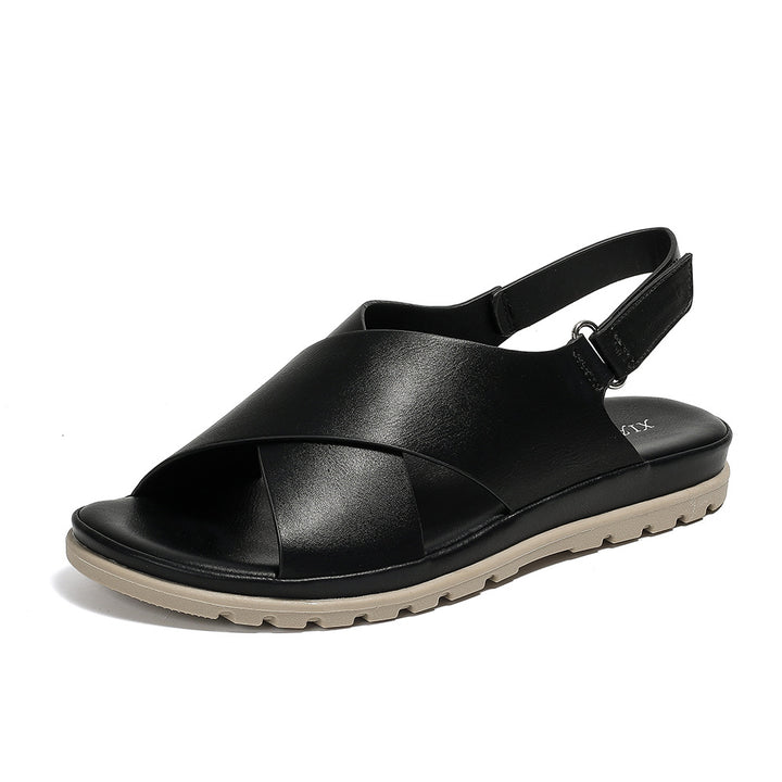 Dame trendy sandaler med justerbar hælrem og anatomisk fodsengdesign Stilla
