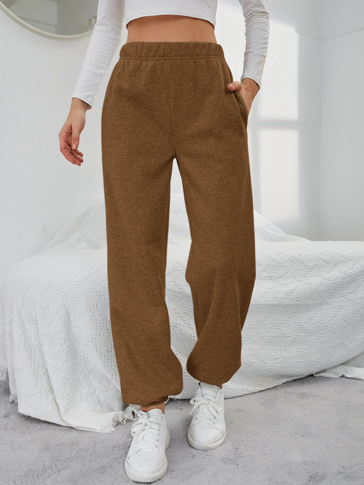 Kvinders afslappede sweatpants med elastisk talje og sidelommer Stilla