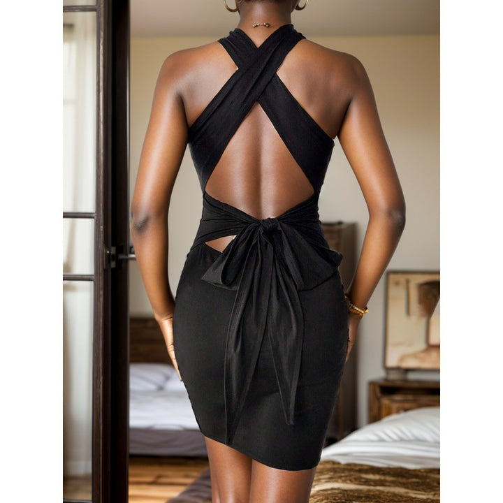 Dame Knotedetail Bodycon Kjole Stilla