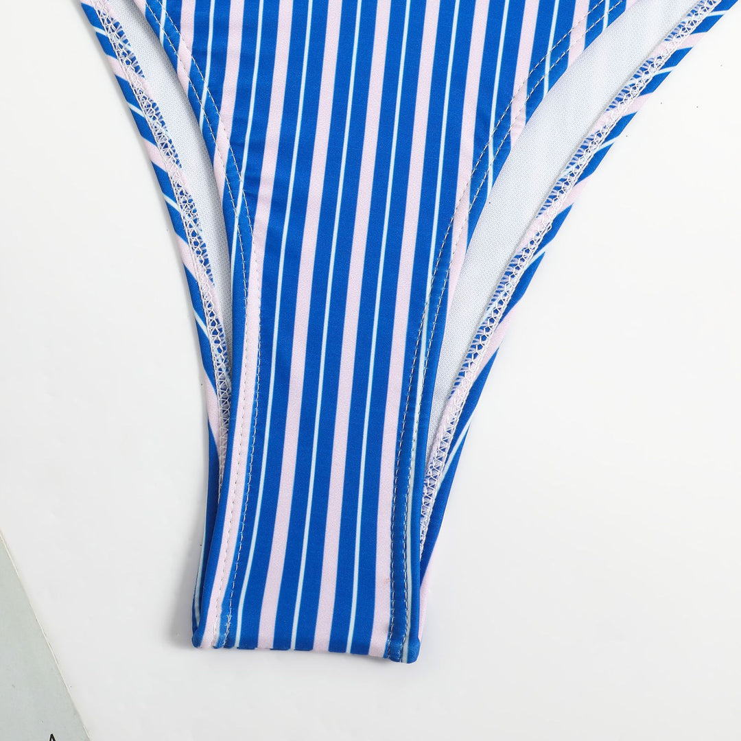 Dame Strappy Knoten-Front Bikini Sæt Stilla