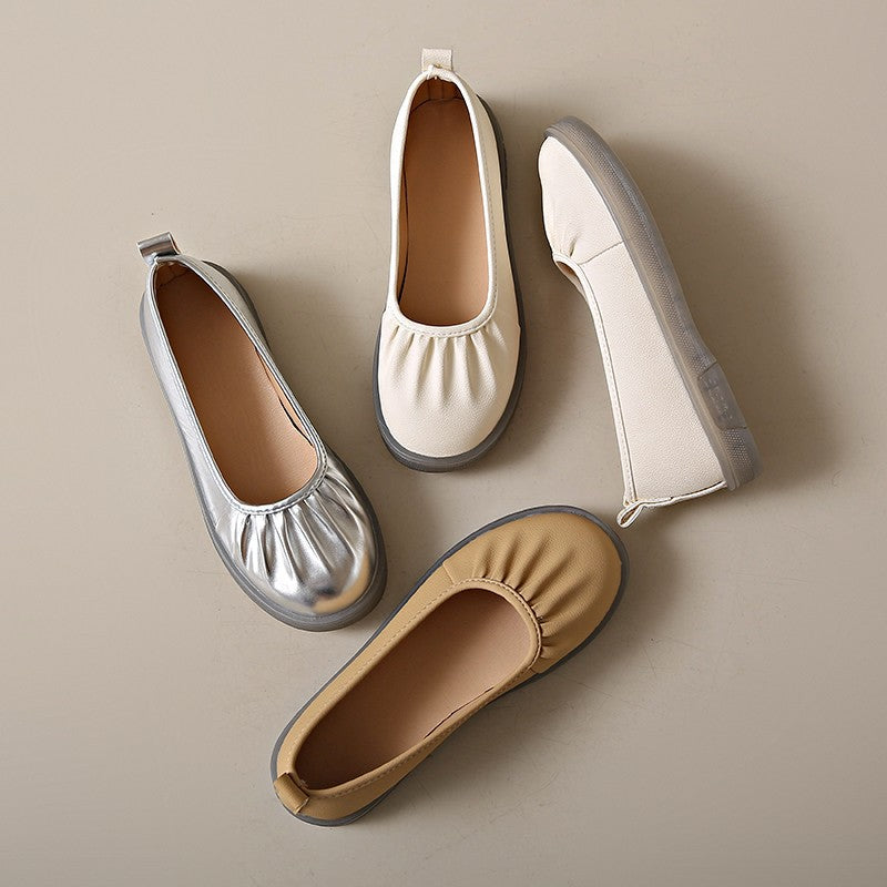 Femme Komfort Fritids Slippers med Foldedetalje Stilla