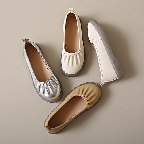 Femme Komfort Fritids Slippers med Foldedetalje Stilla