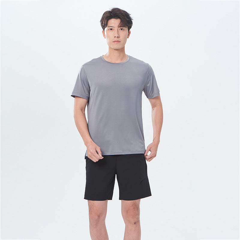 Herre teknisk sport T-shirt med strækbart stretchmateriale Stilla