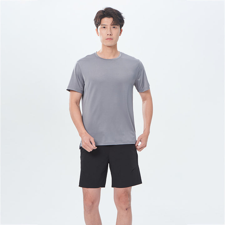 Herre teknisk sport T-shirt med strækbart stretchmateriale Stilla
