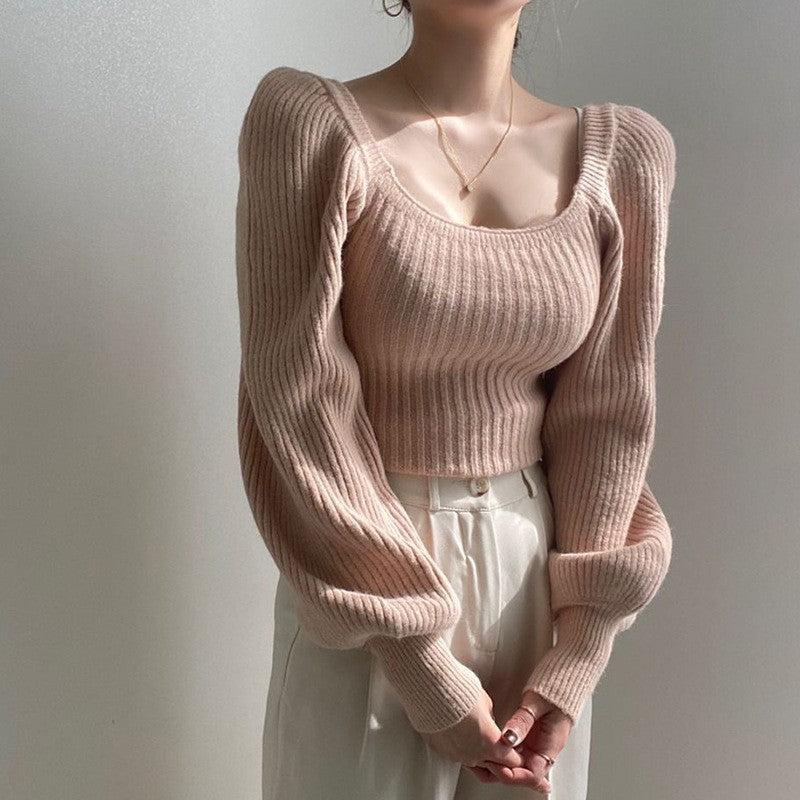 Femme Cropped Sweater Stilla