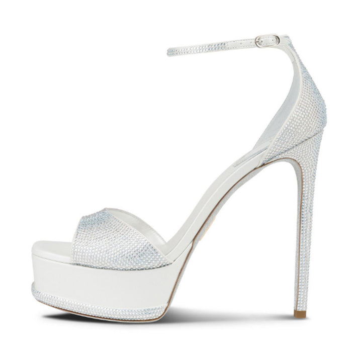 Femme Glamorous Funklende Højhælede Sandaler Stilla