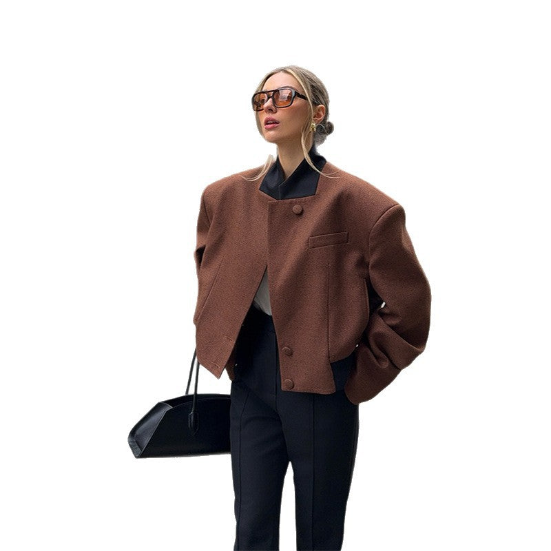 Kvinders Mode Oversized Blazer Jakke Stilla